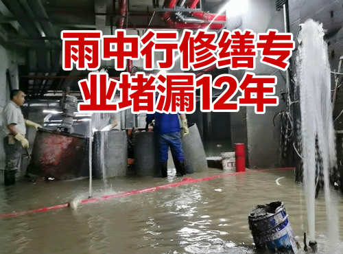 沙坪坝地下室防水堵漏案例